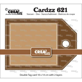 Crealies • Cardzz Double Tag card