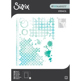 Sizzix • A4 Stencil 1pcs Artful Layers by 49 & Market