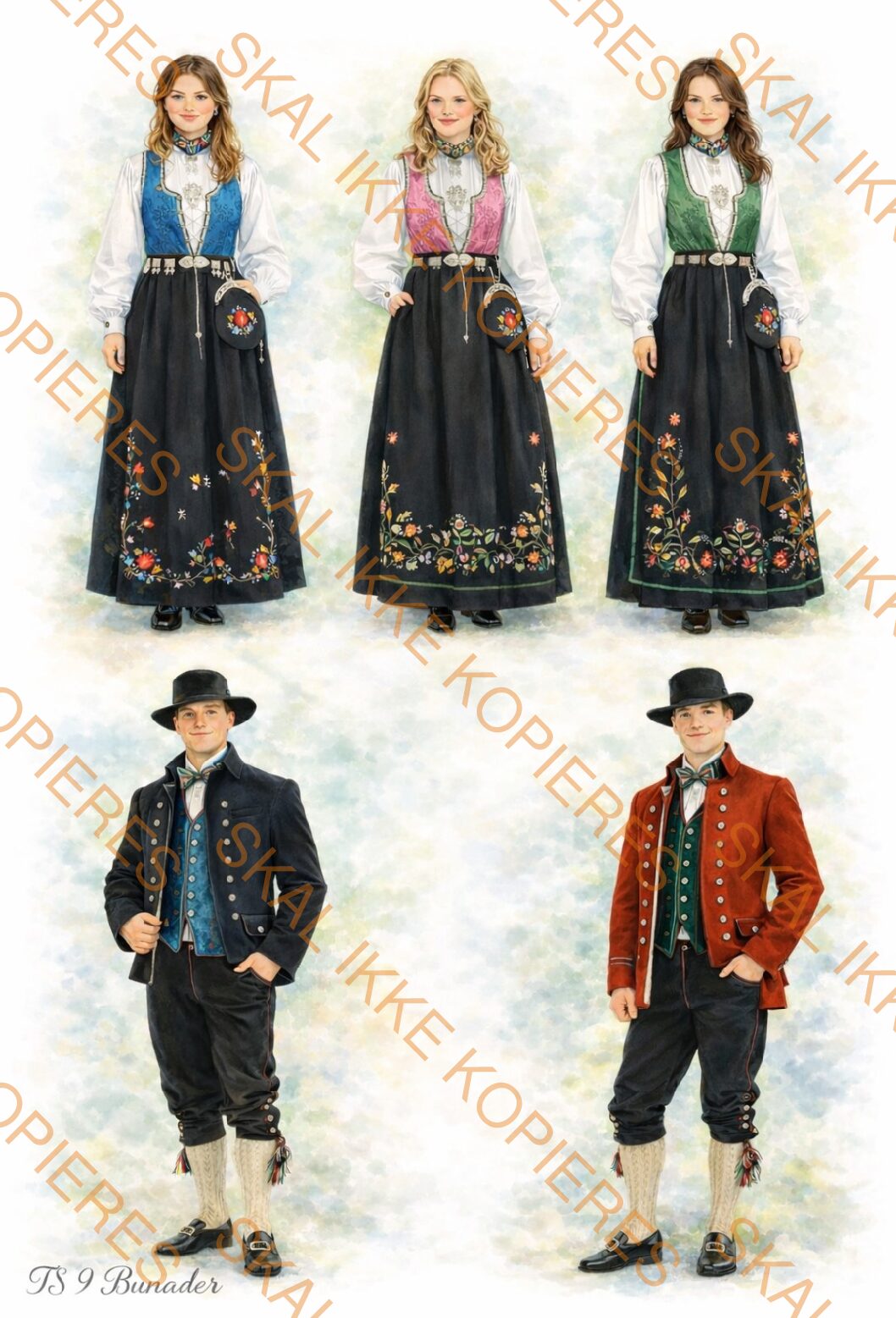 TS9 Konfirmanter i bunad