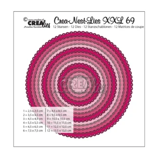 Crealies • Crea-Nest-Lies XXL cutting die no.69 Circles