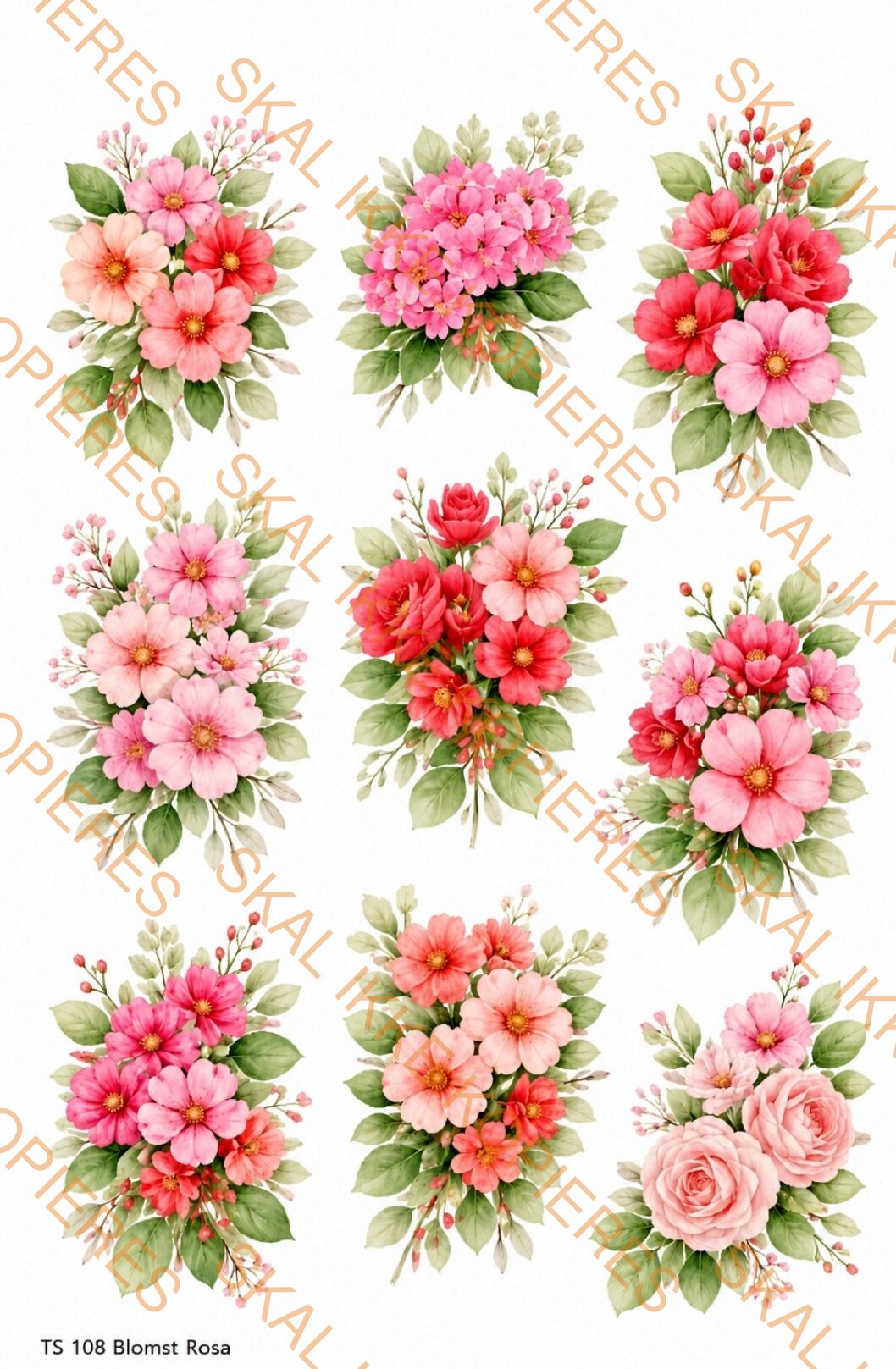 Blomster rosa