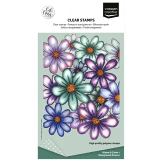Vaessen Creative • Clear Stamp by Carla Creates Background Flowers