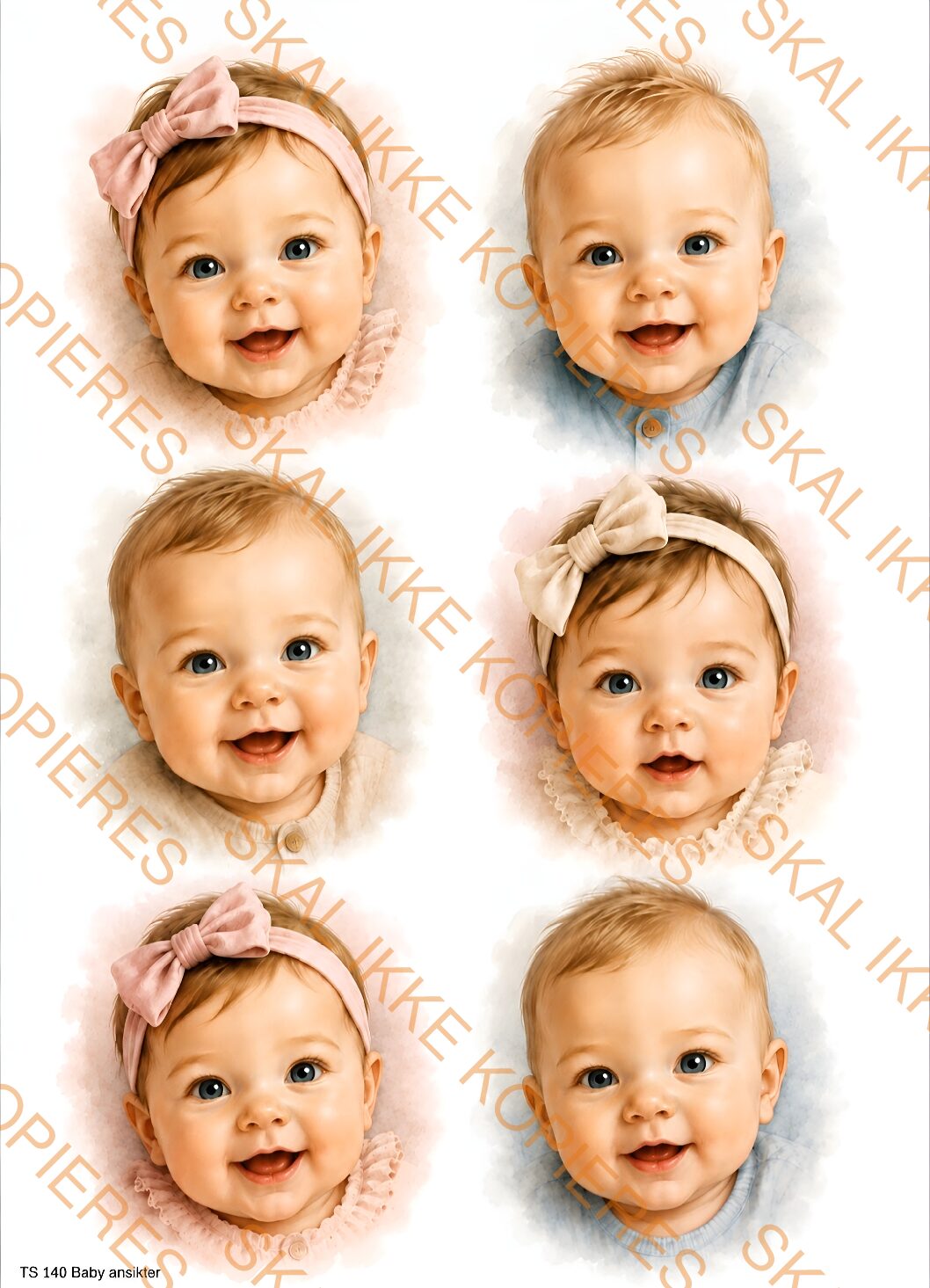 TS140 Baby ansikter