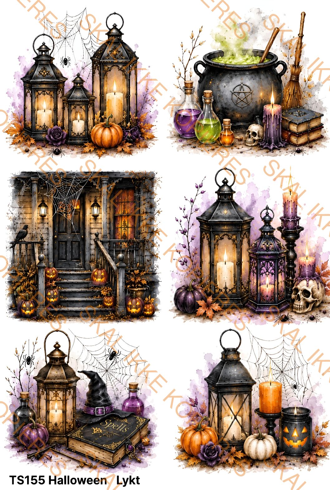 TS155 Halloween lykt