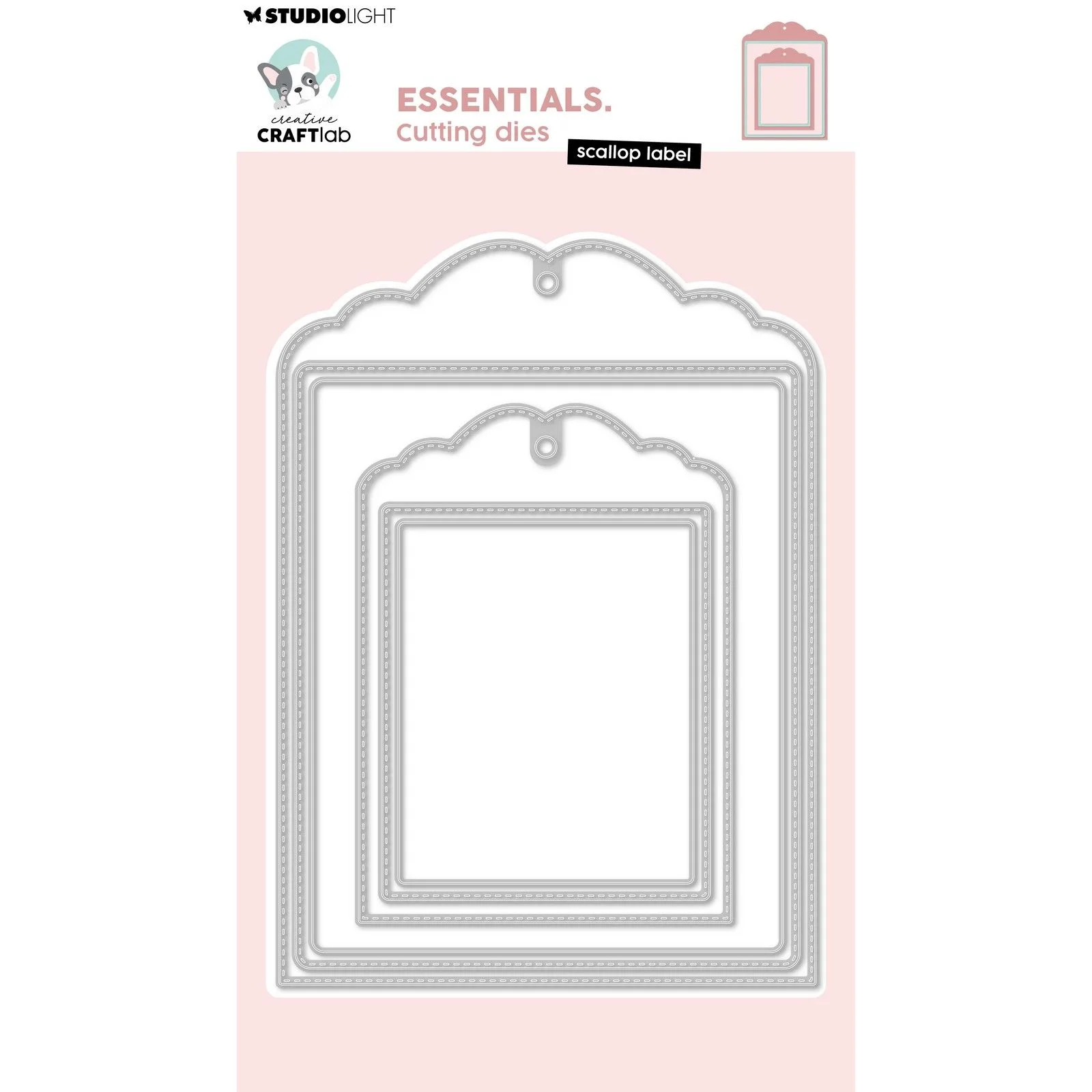 Creative Craftlab • Essentials Cutting Die Scallop label