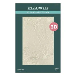 Spellbinders • 3D Embossing Folder Distress Mix 5.5"x8.5"