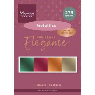 Marianne Design • Paper blocs Christmas elegance metallics A5