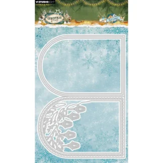 Studio Light • Christmas Forest Cutting dies Folded card shape
