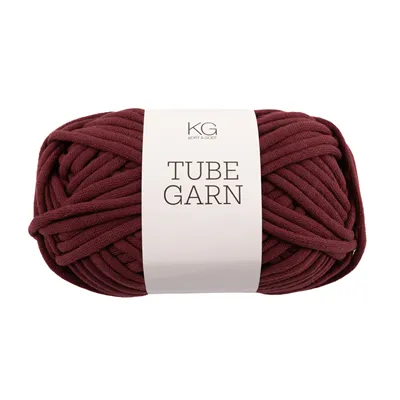 TB116 Tubegarn 4mm Vinrød