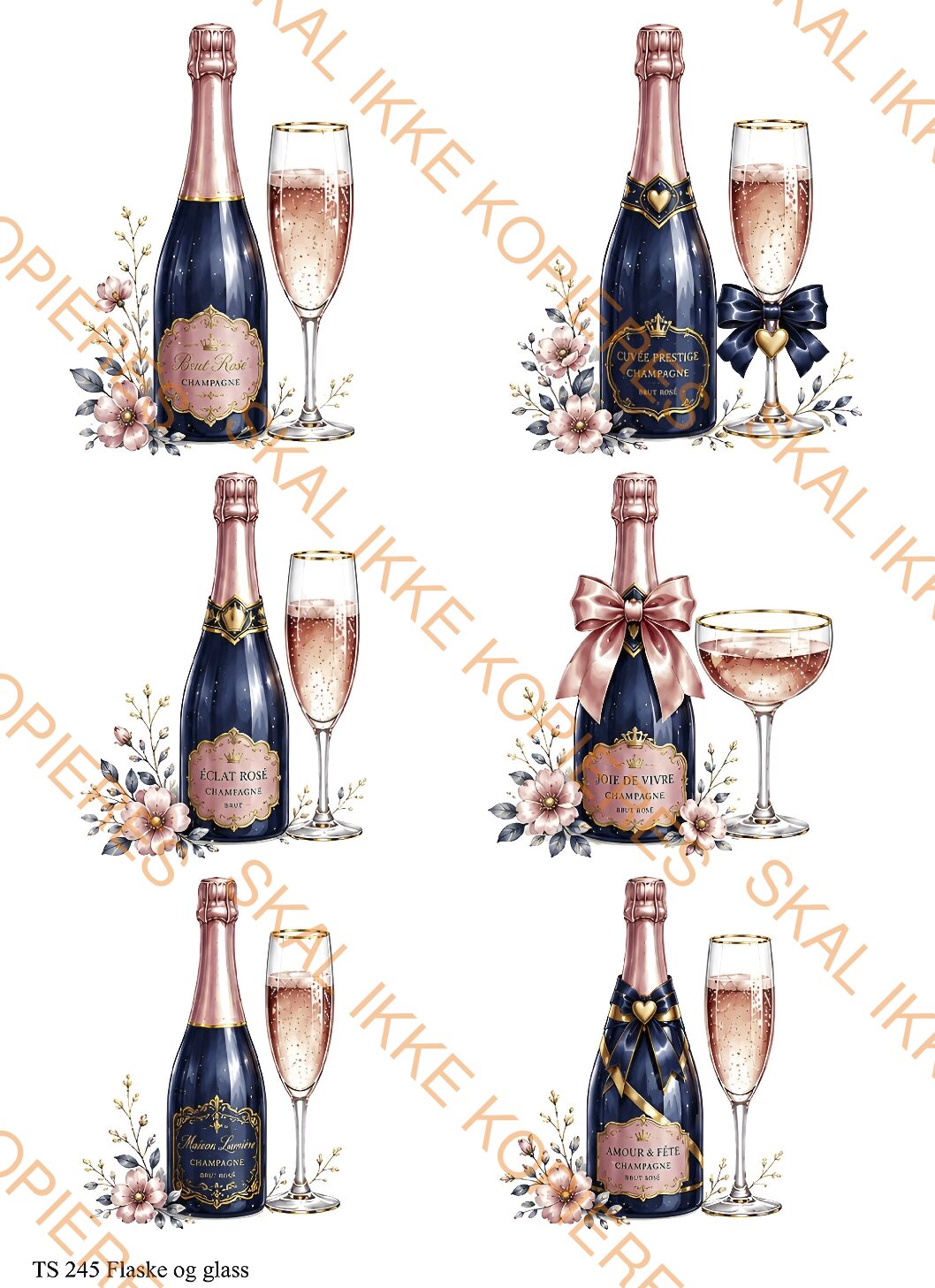 TS245 Flaske og glass