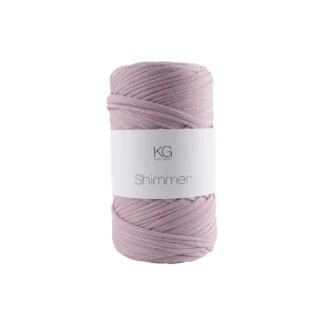 SG104 Shimmergarn 20 Rosa/sølv
