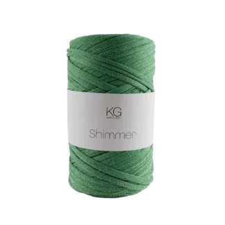 SG107 Shimmergarn 27 Grønn/sølv